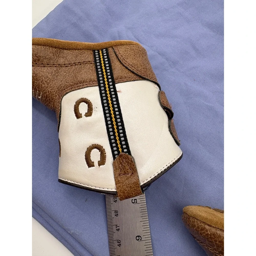 Boot Barn Lil Boot Barn Infant Luke Little Horseshoe Western Cowboy Boots Size 3